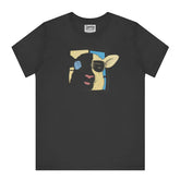 Funky Color Block Sunglasses Cow Graphic T-Shirt product type
